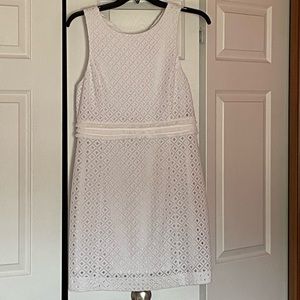 LIKE NEW Lilly Pulitzer size L white dress